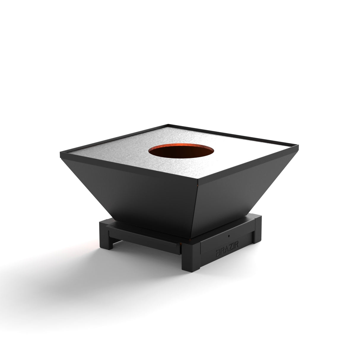 Brasero-plancha carré 640 mm