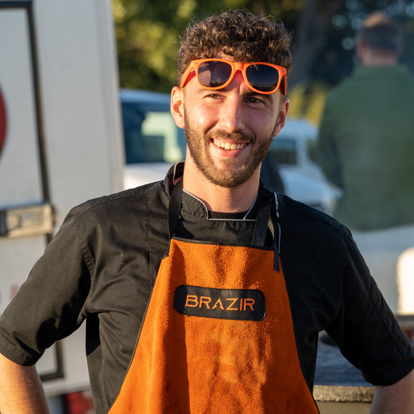 Lederschürze Brasilien Thermoresist für Brazier Plancha Grill Anti/Heat