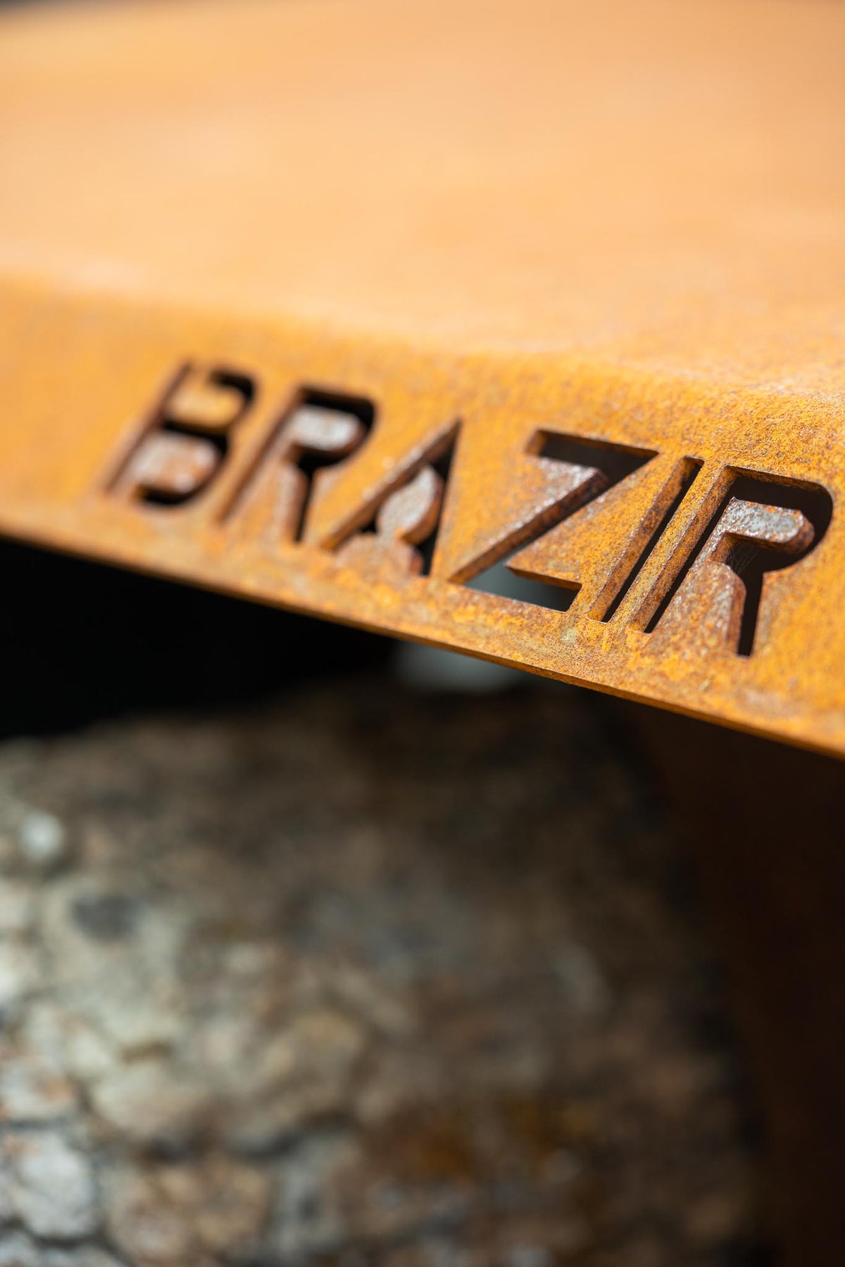 Range bûches Brazir – Acier Corten Rouille