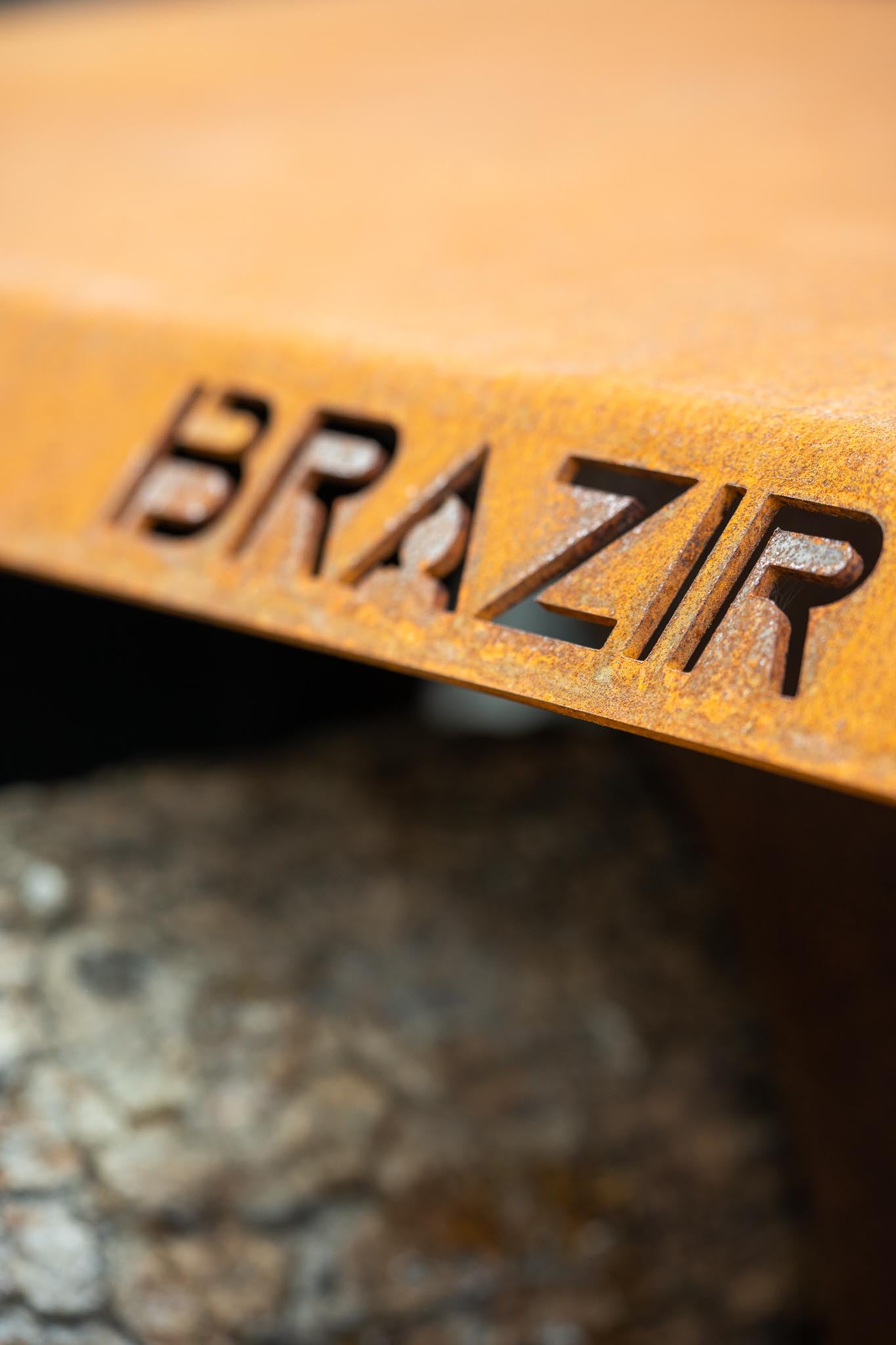 Range bûches Brazir – Acier Corten Rouille