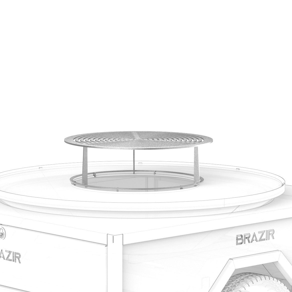 Grille de cuisson & anti-chute 1er étage 750mm