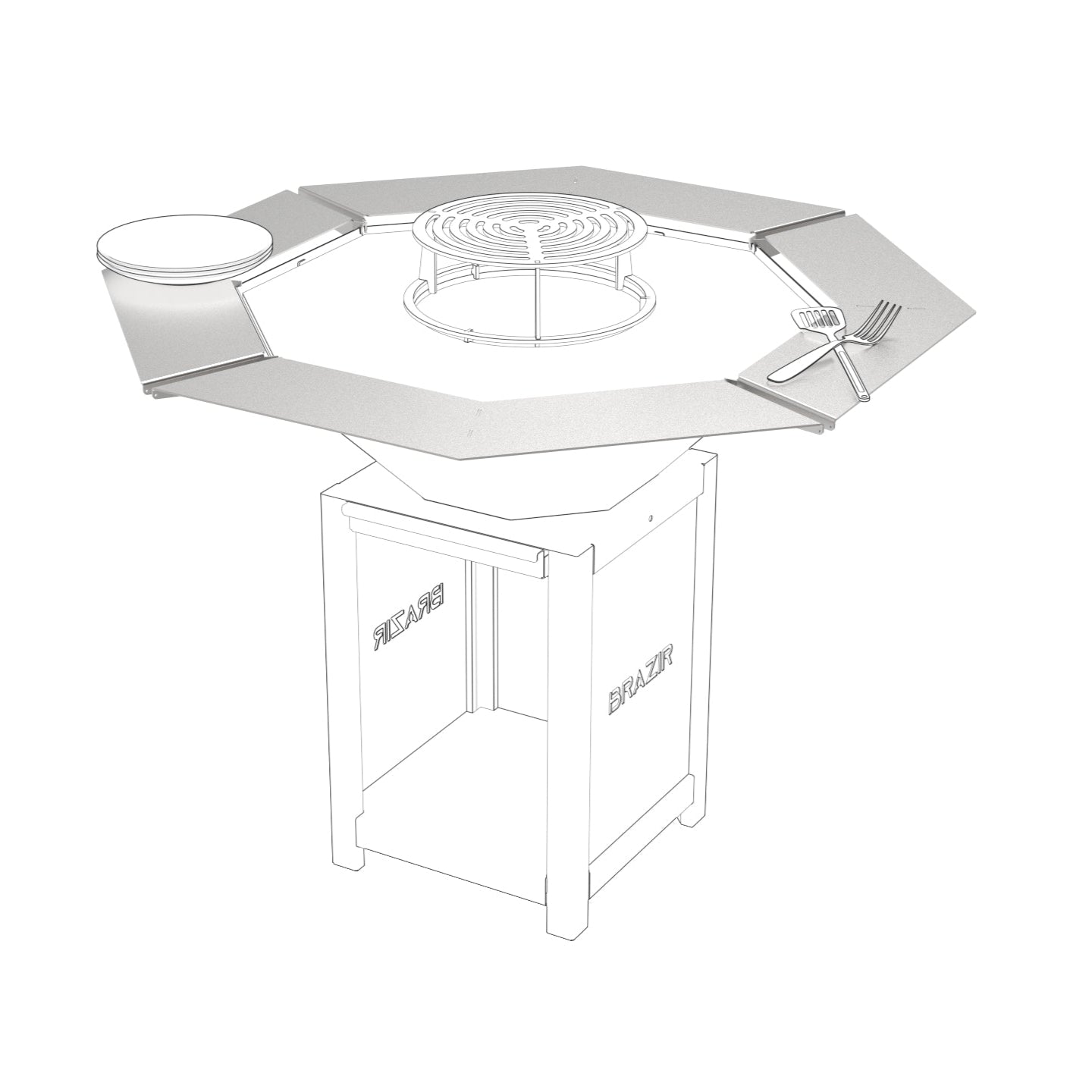 Tour de brasero octo Brazir 840