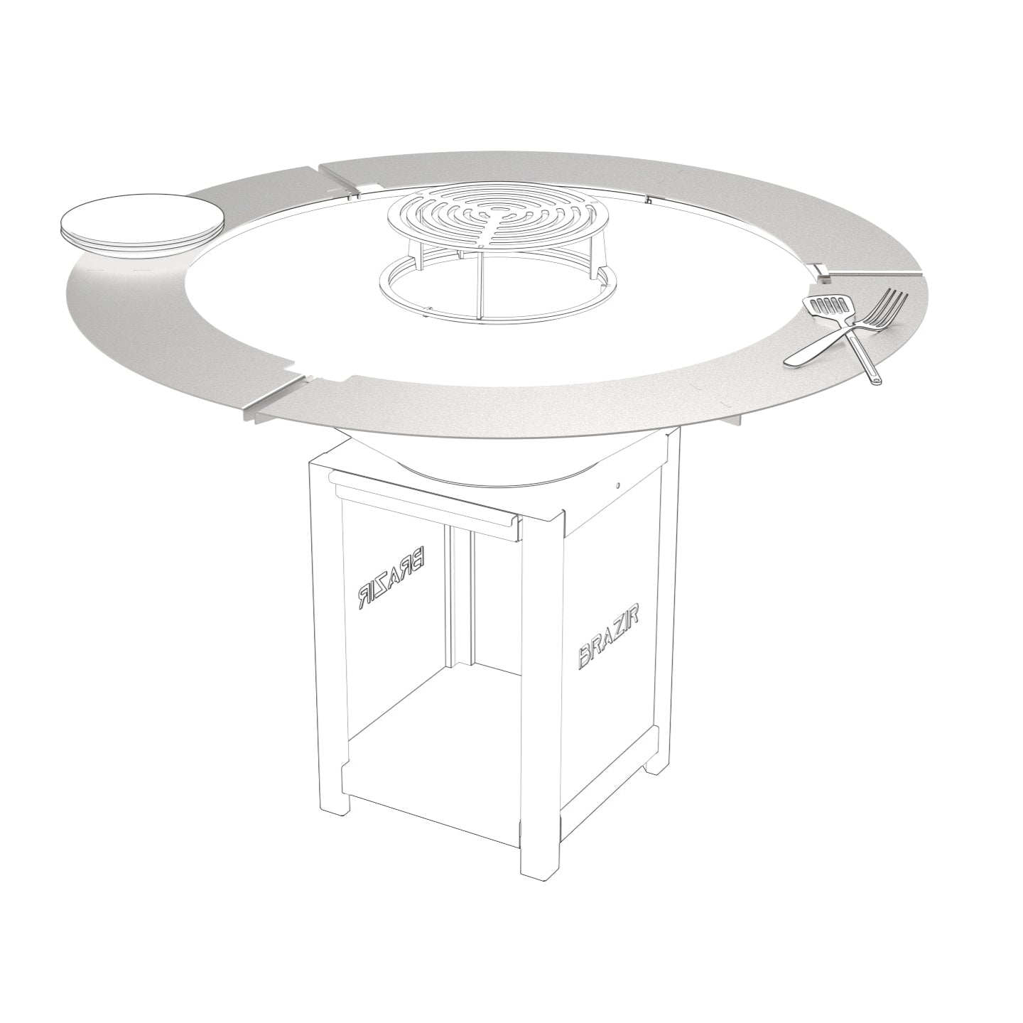 Brazir 1040 round brazier