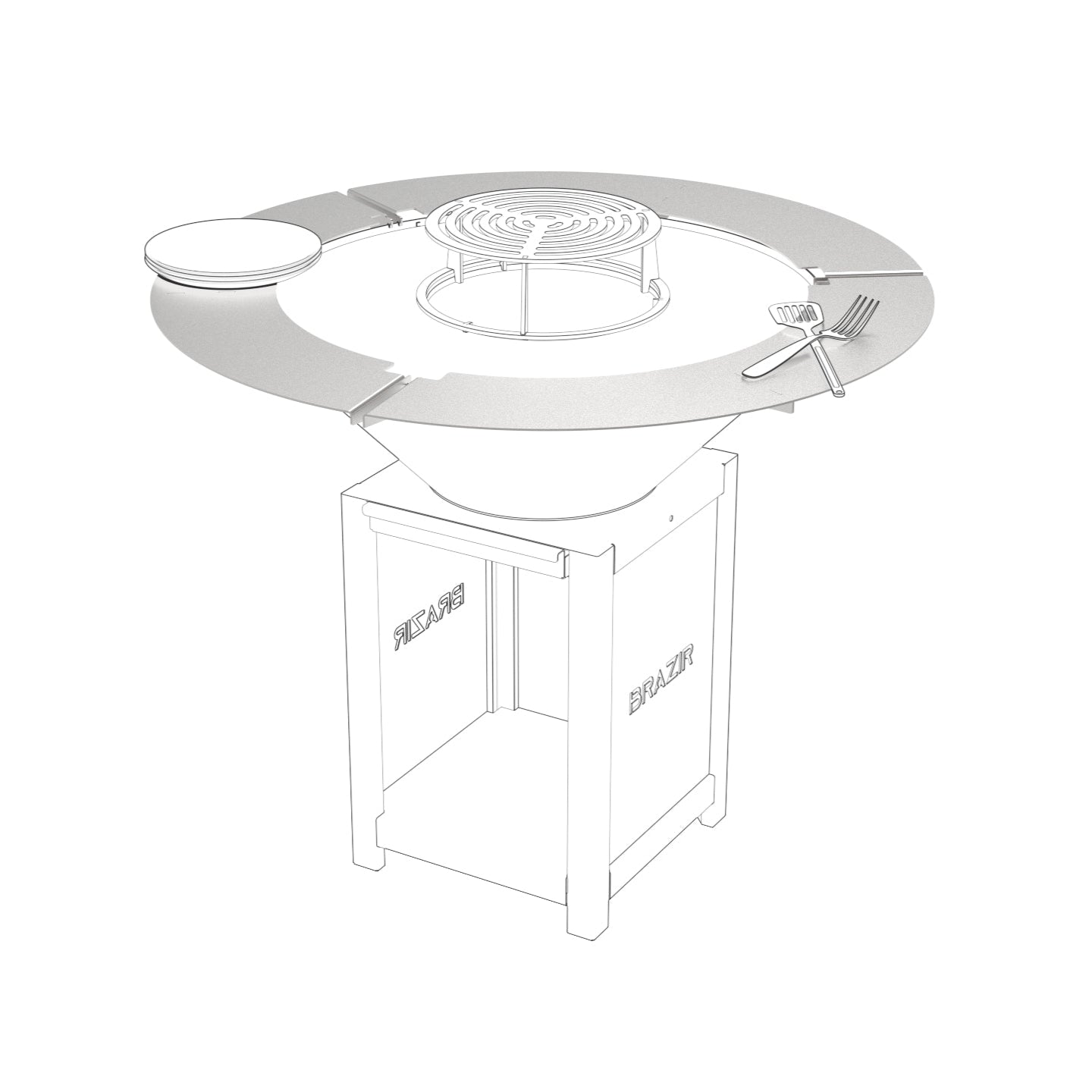 Brazir 840 round brazier