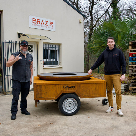 Pourquoi choisir un brasero plancha Made in France pour votre extérieur ?