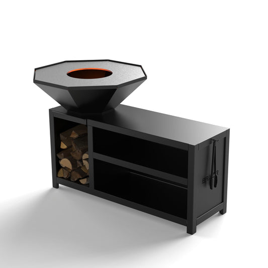 Brazir classique octogone 840 noir XL
