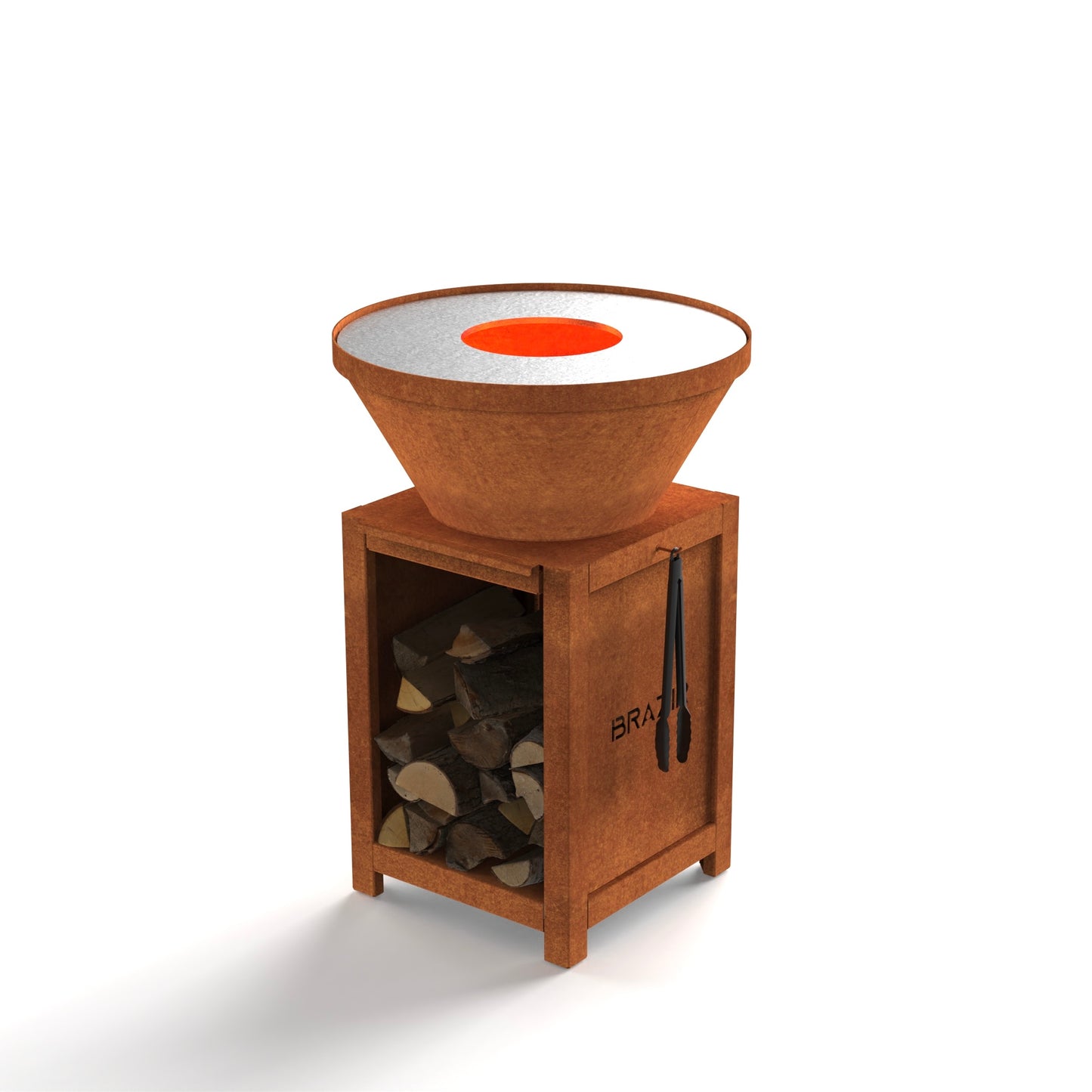 Brasilien Mini Runde 640 Rost Finish