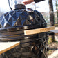 Kamado BRAZIR SHOGUN 23" orange sur roulettes
