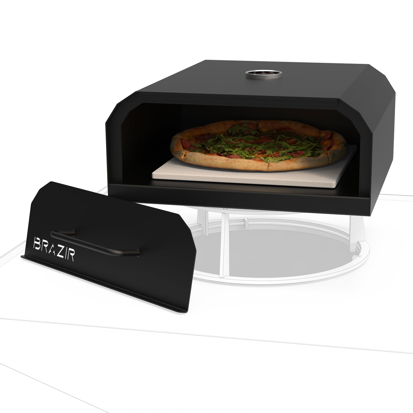 Four à pizza pour Brasero-plancha & barbecue
