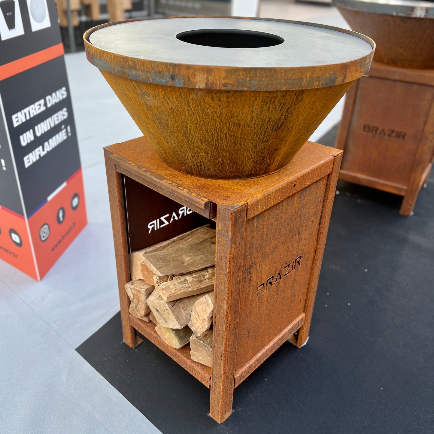 Brasilien Mini Runde 640 Rost Finish