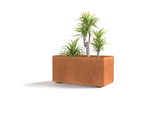 Jardinière Brazir M – Acier Corten Rouille