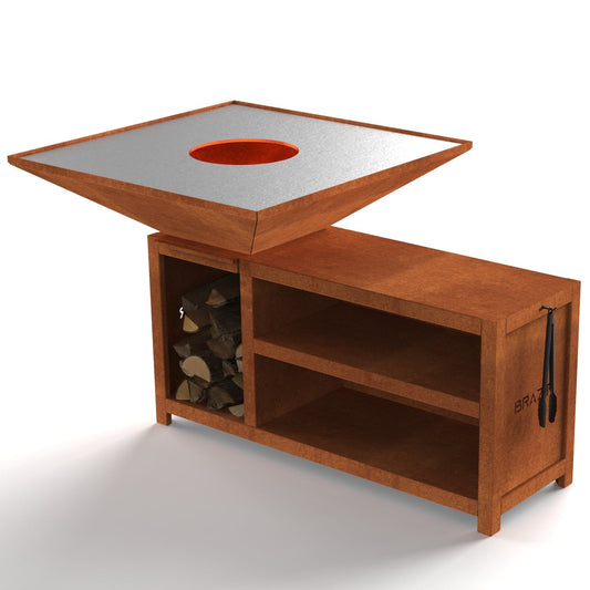 Brazir Max Square 1040 Rust Finish XL