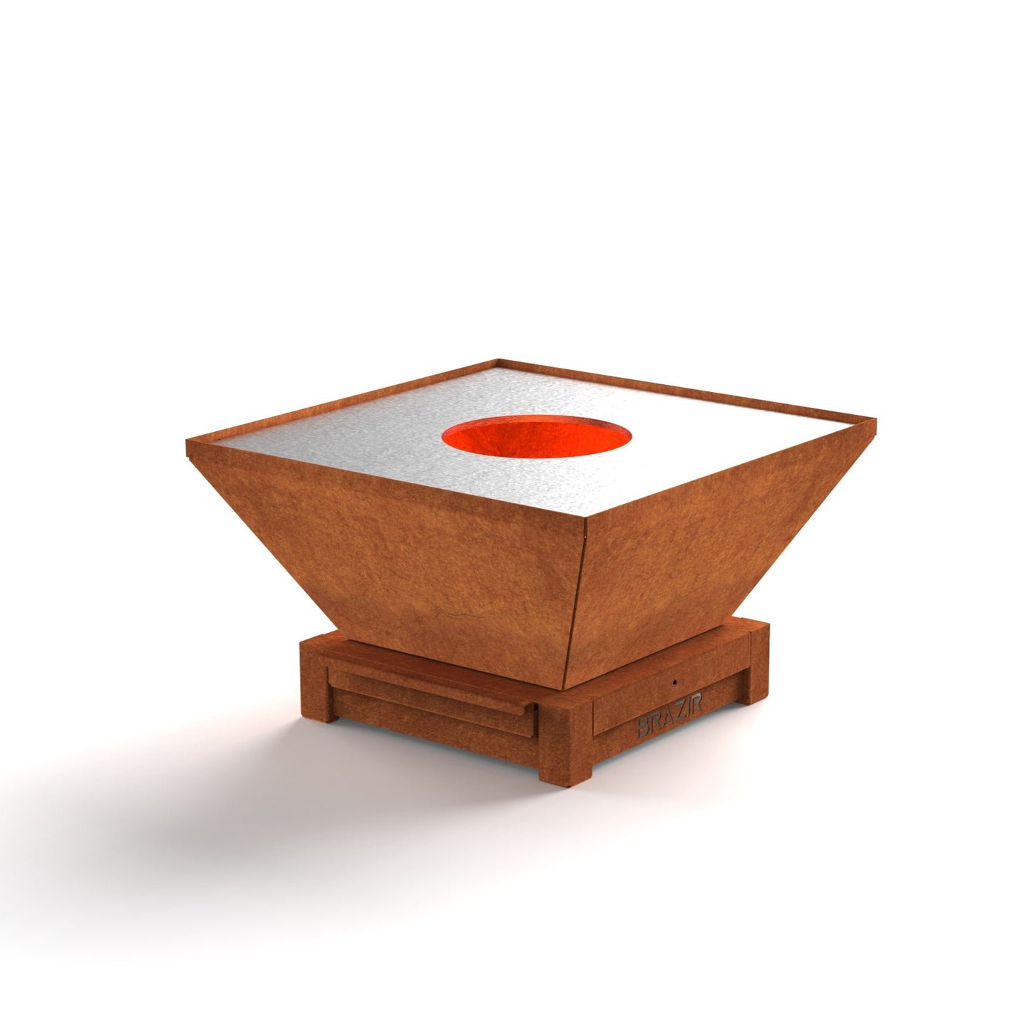 Brazir Mini Square 640 Rost Finish s
